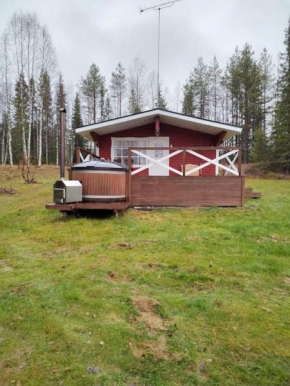 Hirsimökki Ounasjoen rannalla, Rovaniemi